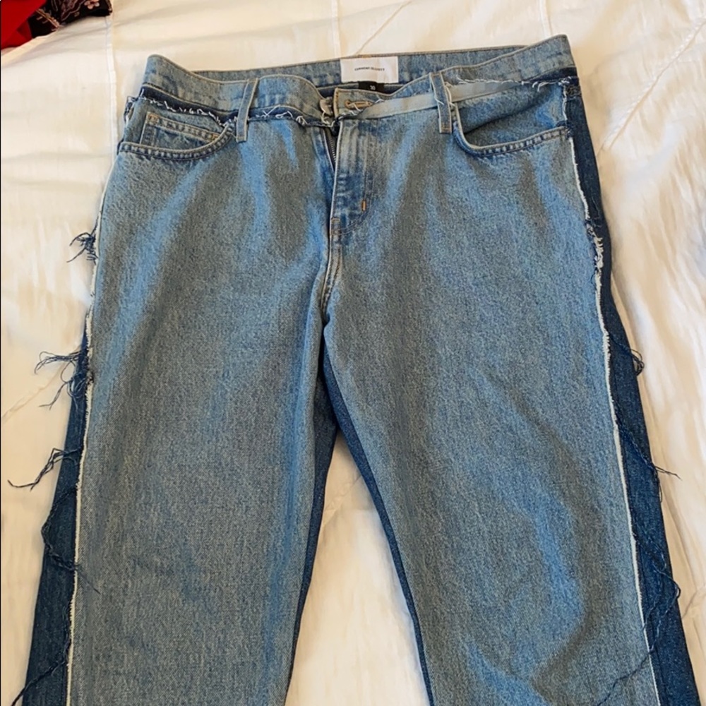 Current/Elliot Patchwork Jeans - image 1